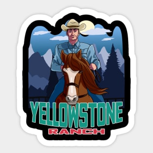 Yellowstone Ranch Rancher Sticker